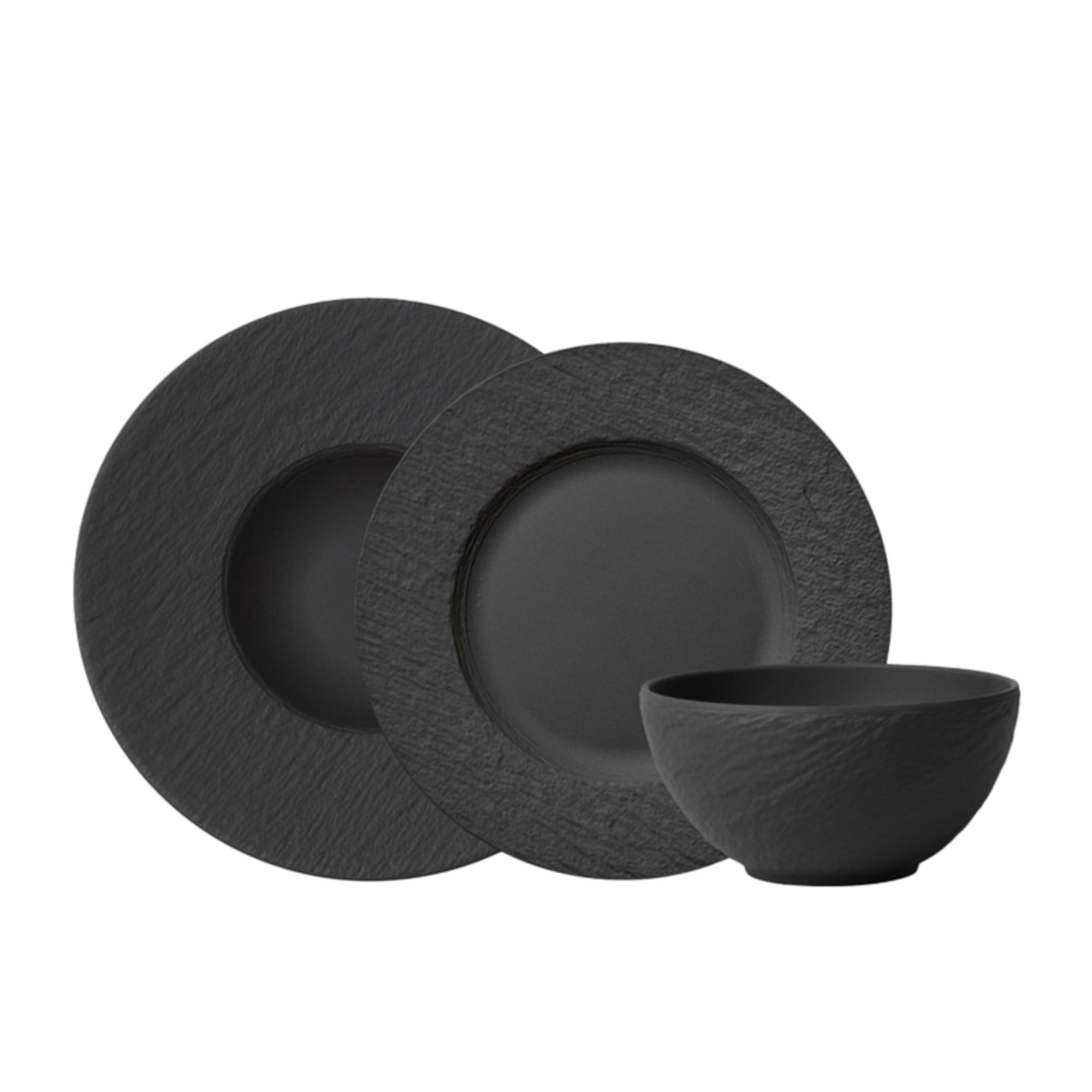 Service De Vaisselle Villeroy & Boch Manufacture Rock Blanc - 36 Pièces Pour 12 Personnes, Neuf, Porcelaine Allemande