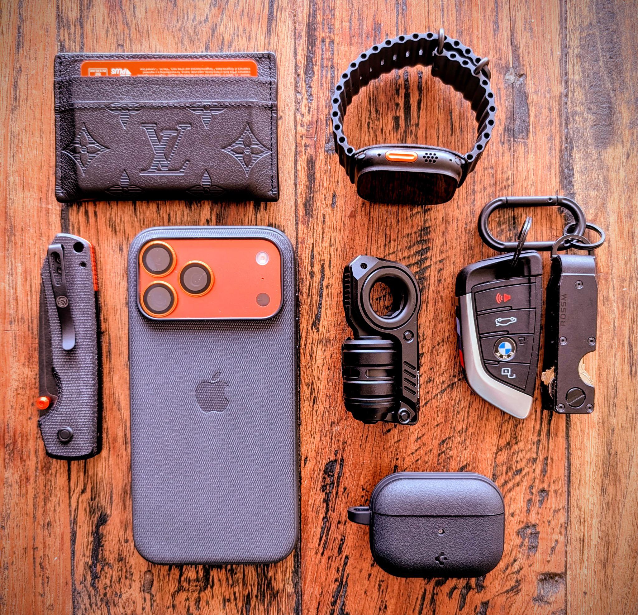 Black with Orange Accent EDC — image 1