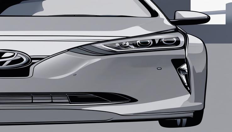 close-up of rent hyundai ioniq 5