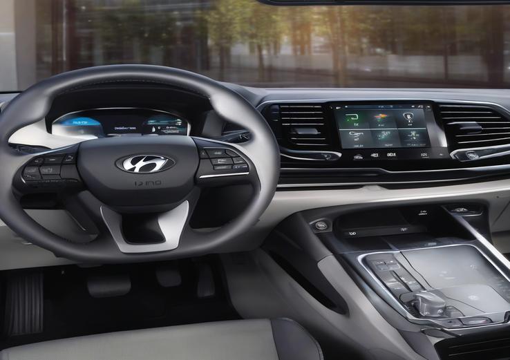 dashboard with hyundai ioniq 5 one pay lease in daylight