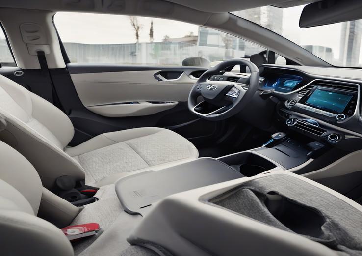 interior with hyundai ioniq 5 level 1 charger 2025