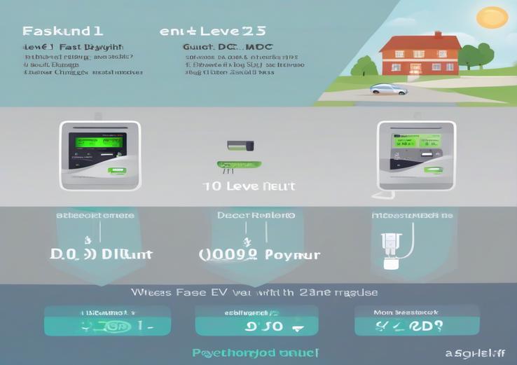 dashboard with Ultimate Guide to Home EV Charging: Level 1 vs Level 2 vs DC Fast Charging in daylight