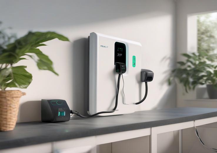 dashboard with best level 2 home ev charger 2025 in daylight
