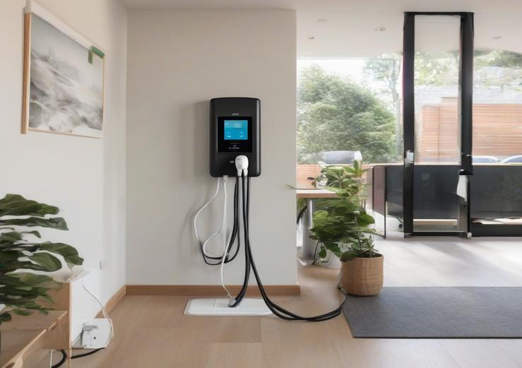 dashboard with How to Install an EV Charging Station at Home in daylight