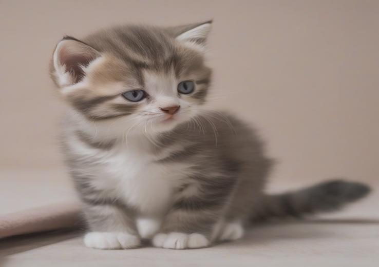 close-up of how to raise a kitten
