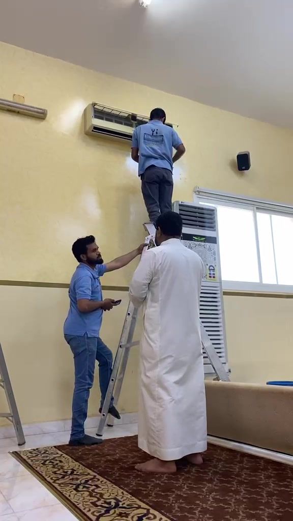 تركيب وحدة تكييف