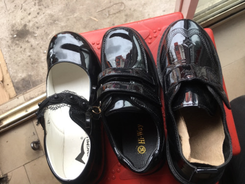 school shoe and outing shoe