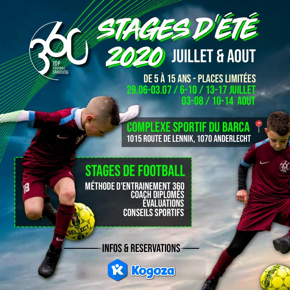 Kogoza — Stage de football ete 2020 Anderlecht by 360 Top ...