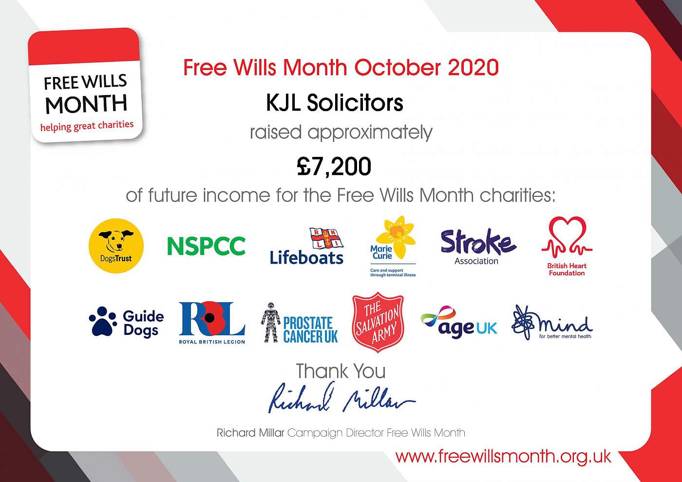 Free Wills Month