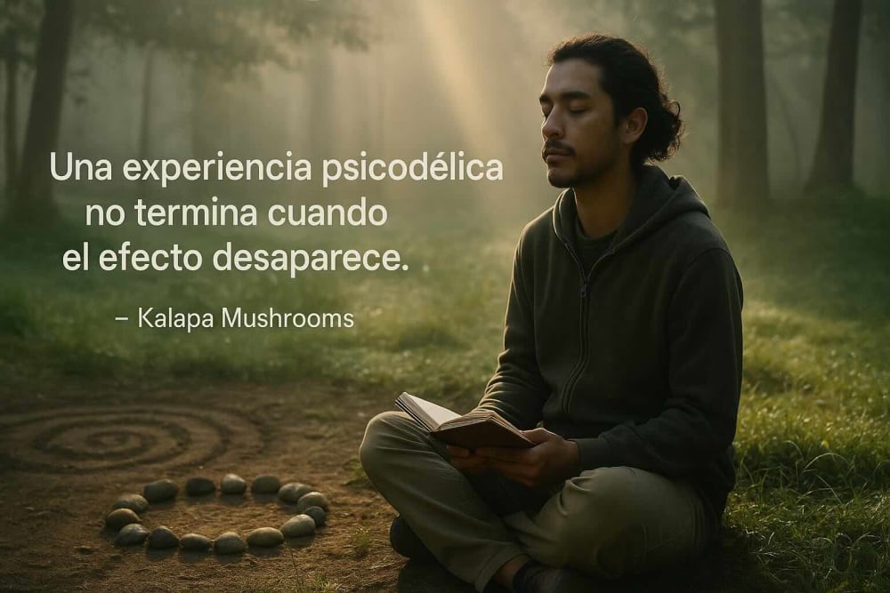 Una experiencia psicodélica no termina cuando el efecto desaparece.