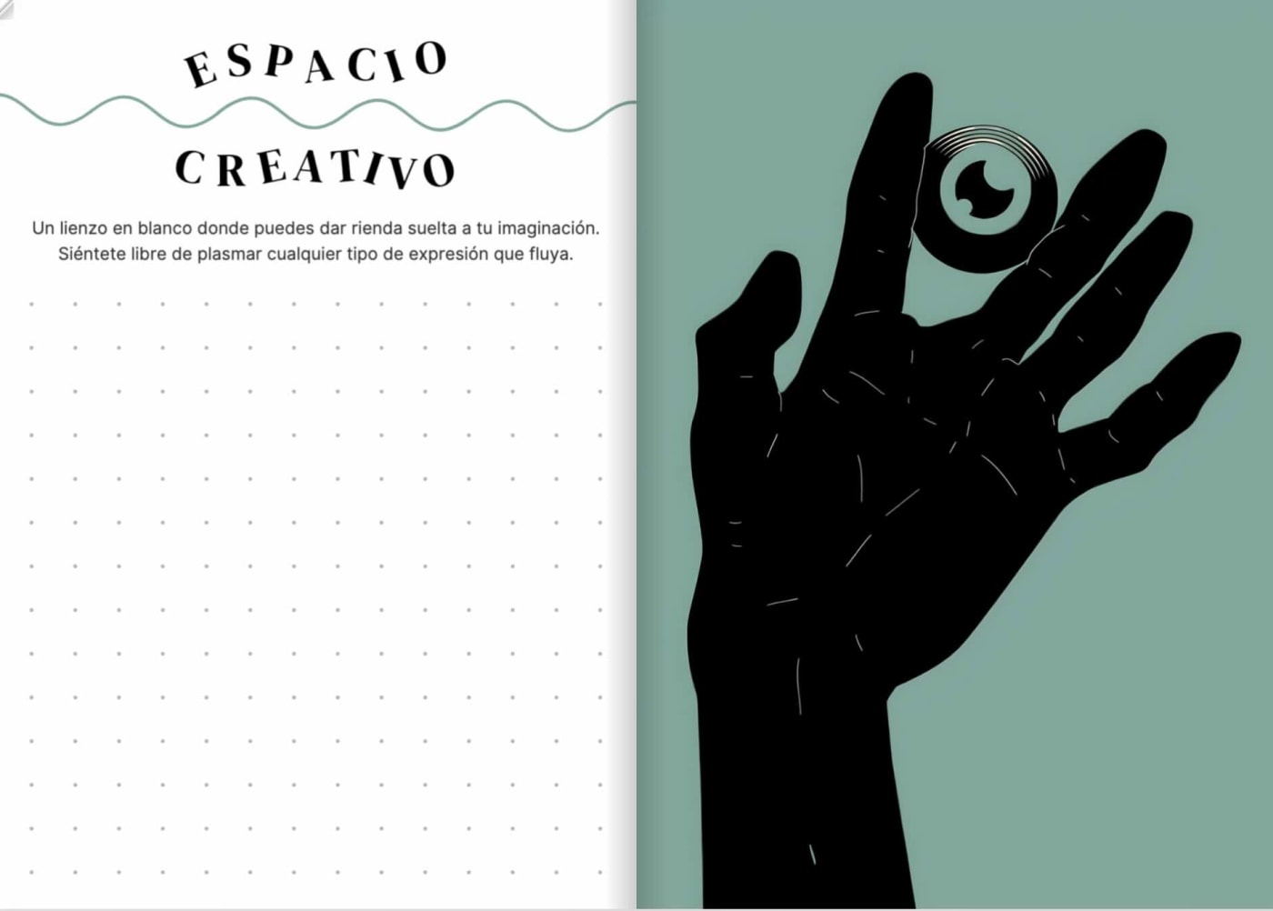 Página de espacio creativo del Journal