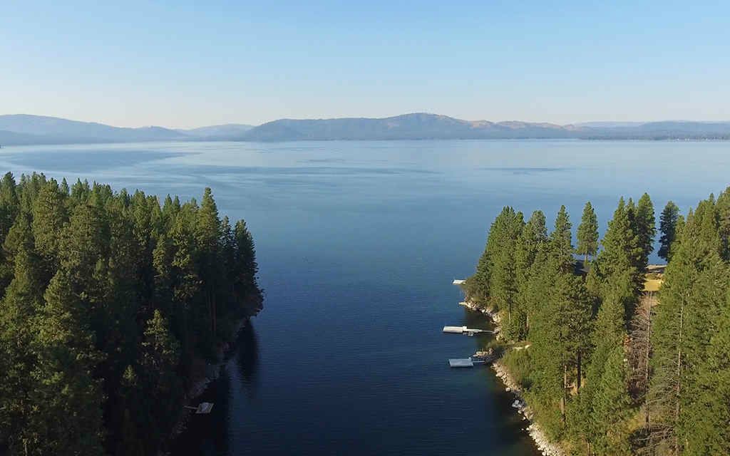 Lake Almanor in Plumas County, CA