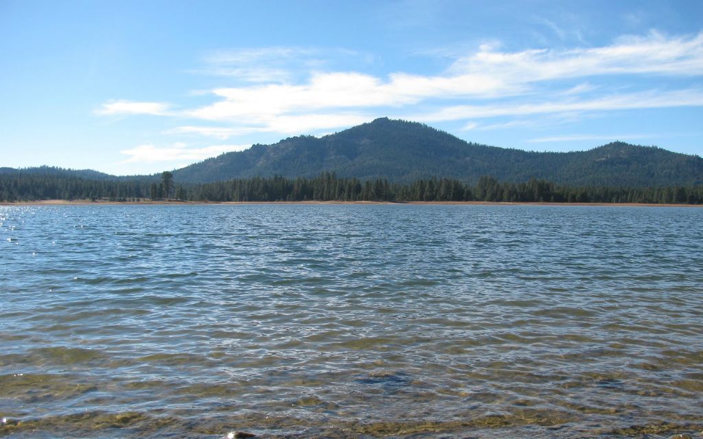 Lake Davis in Plumas County, CA