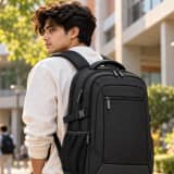 Premium Black Laptop Backpack for Men thumbnail 1