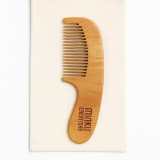 KitMik Baby Wooden Comb – Natural Wood Hair Comb with Smooth Rounded Teeth | Gentle Scalp Care for Newborns, Infants & Toddlers | Eco-Friendly Baby Grooming Comb thumbnail 1