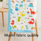 Muslin Baby Blanket for Newborns & Toddlers | 2-Layer Muslin & Sherpa All-Season Blanket | Soft AC Wrap for Baby Boys & Girls thumbnail 2