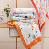 Muslin Baby Blanket for Newborns & Toddlers | 2-Layer Muslin & Sherpa All-Season Blanket | Soft AC Wrap for Baby Boys & Girls thumbnail 5