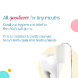 Baby Silicone Finger Brush with Cover – BPA-Free, Soft & Gentle Infant Toothbrush for Teething & Gum Massage thumbnail 3