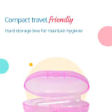 Baby Silicone Finger Brush with Cover – BPA-Free, Soft & Gentle Infant Toothbrush for Teething & Gum Massage thumbnail 5