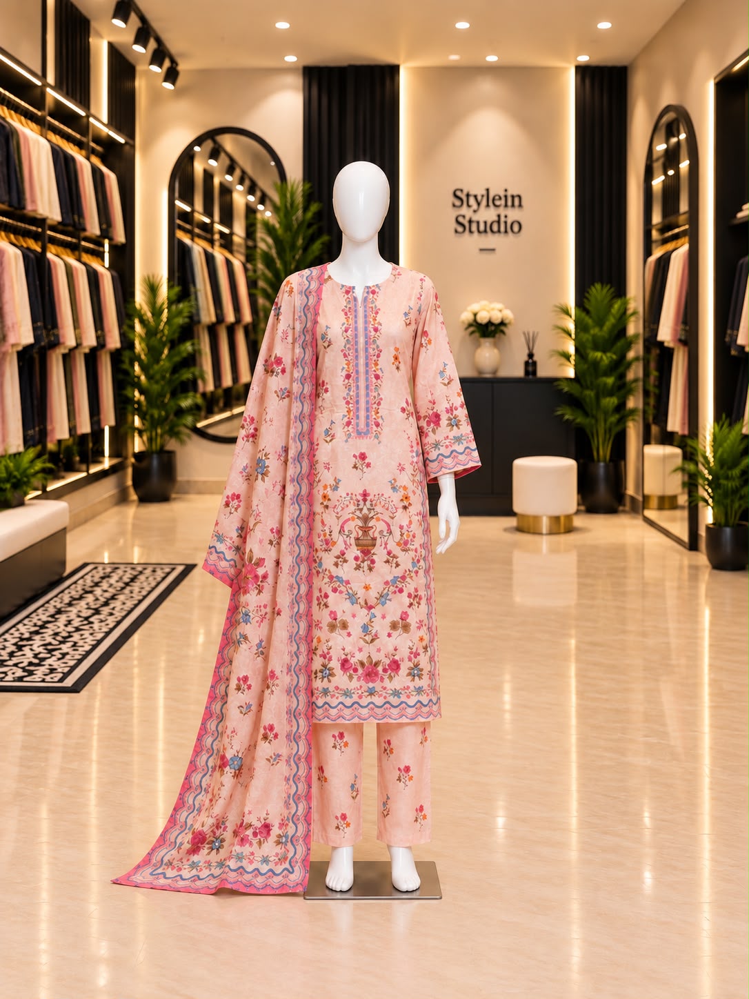 BIN SAEED LAWN PRINT