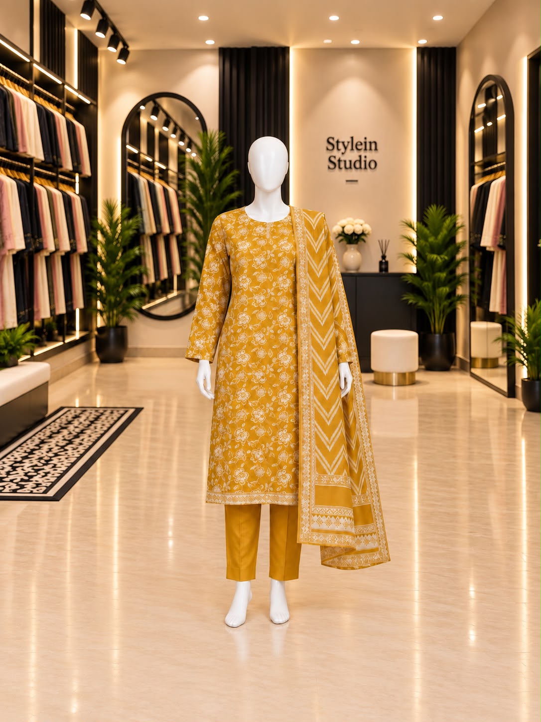 BIN SAEED LAWN PRINT
