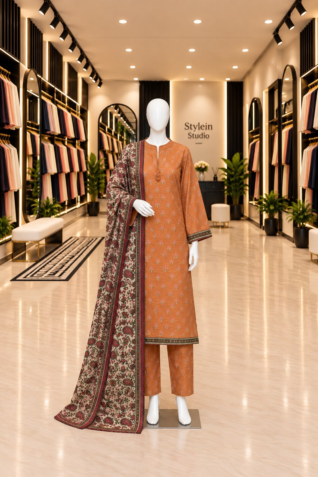 BIN SAEED LAWN PRINT