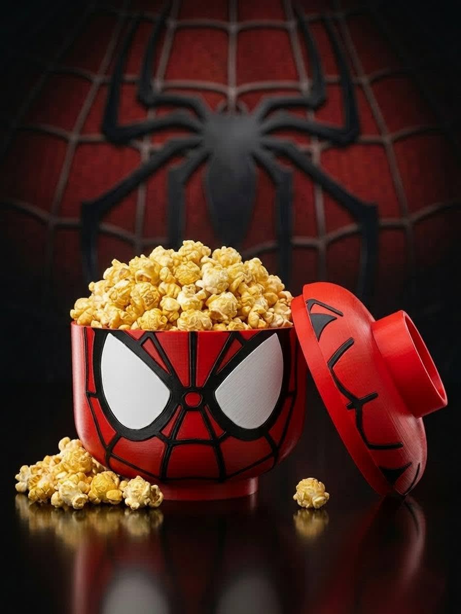 Portalatas Spiderman - producto personalizado 3D Kreandoen3d México (3)
