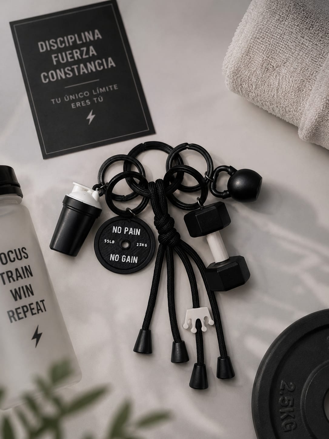 Llaveros Gym - producto personalizado 3D Kreandoen3d México