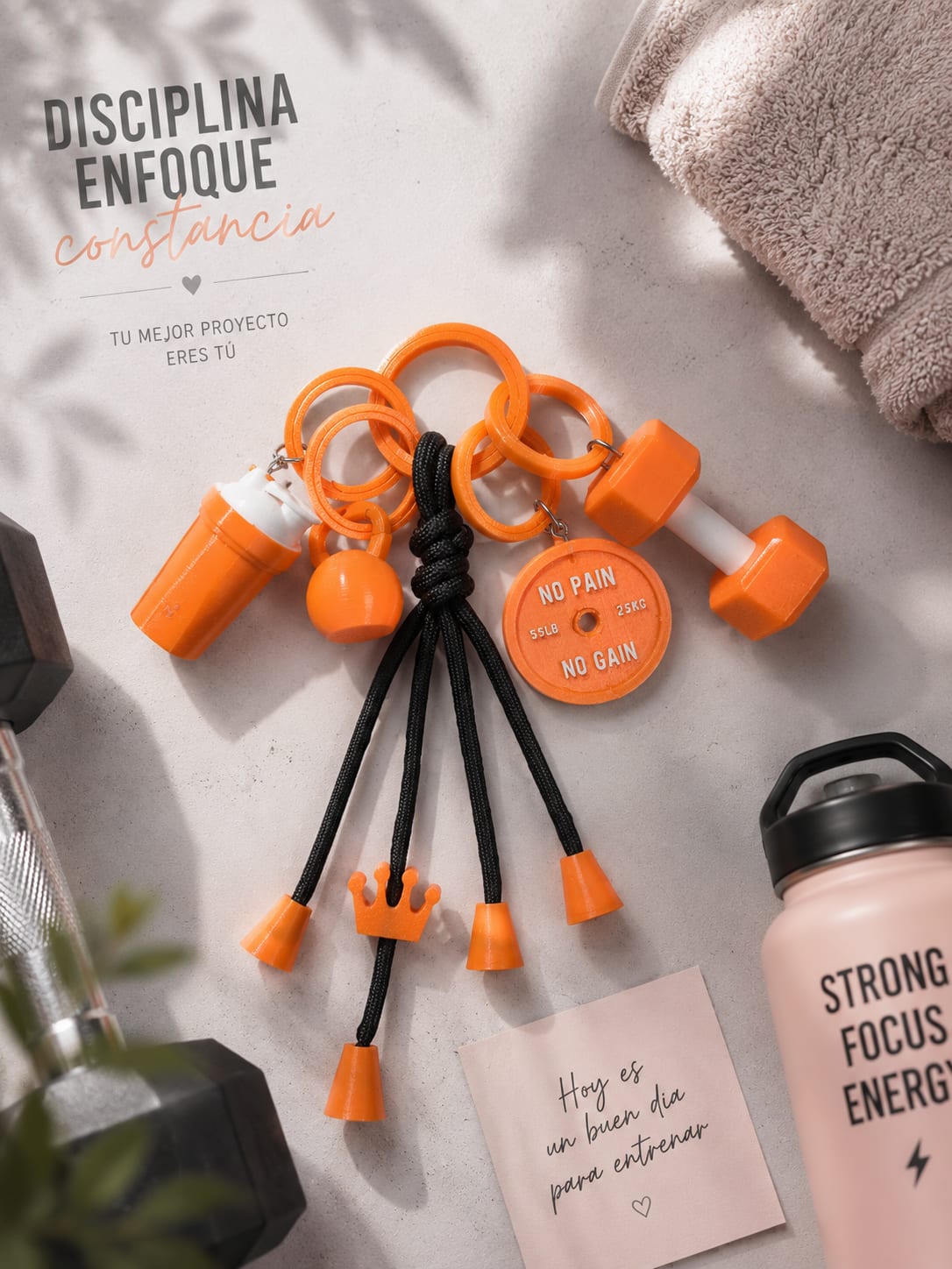 Llaveros Gym - producto personalizado 3D Kreandoen3d México (5)