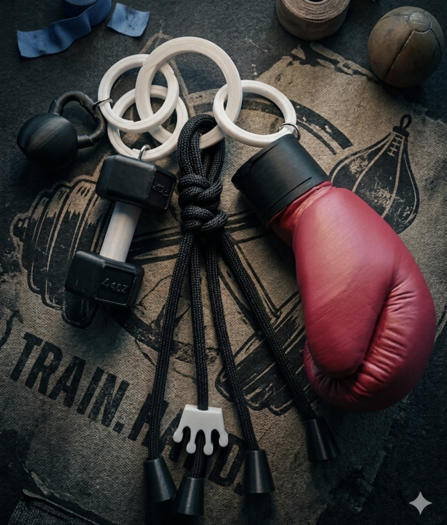 Llaveros Gym - producto personalizado 3D Kreandoen3d México (14)