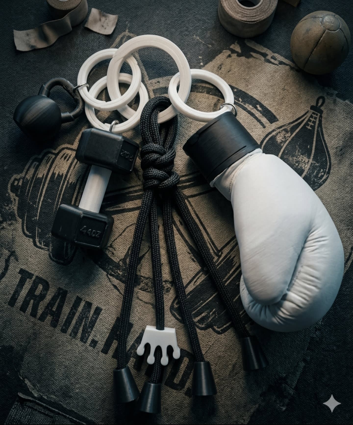 Llaveros Gym - producto personalizado 3D Kreandoen3d México (15)