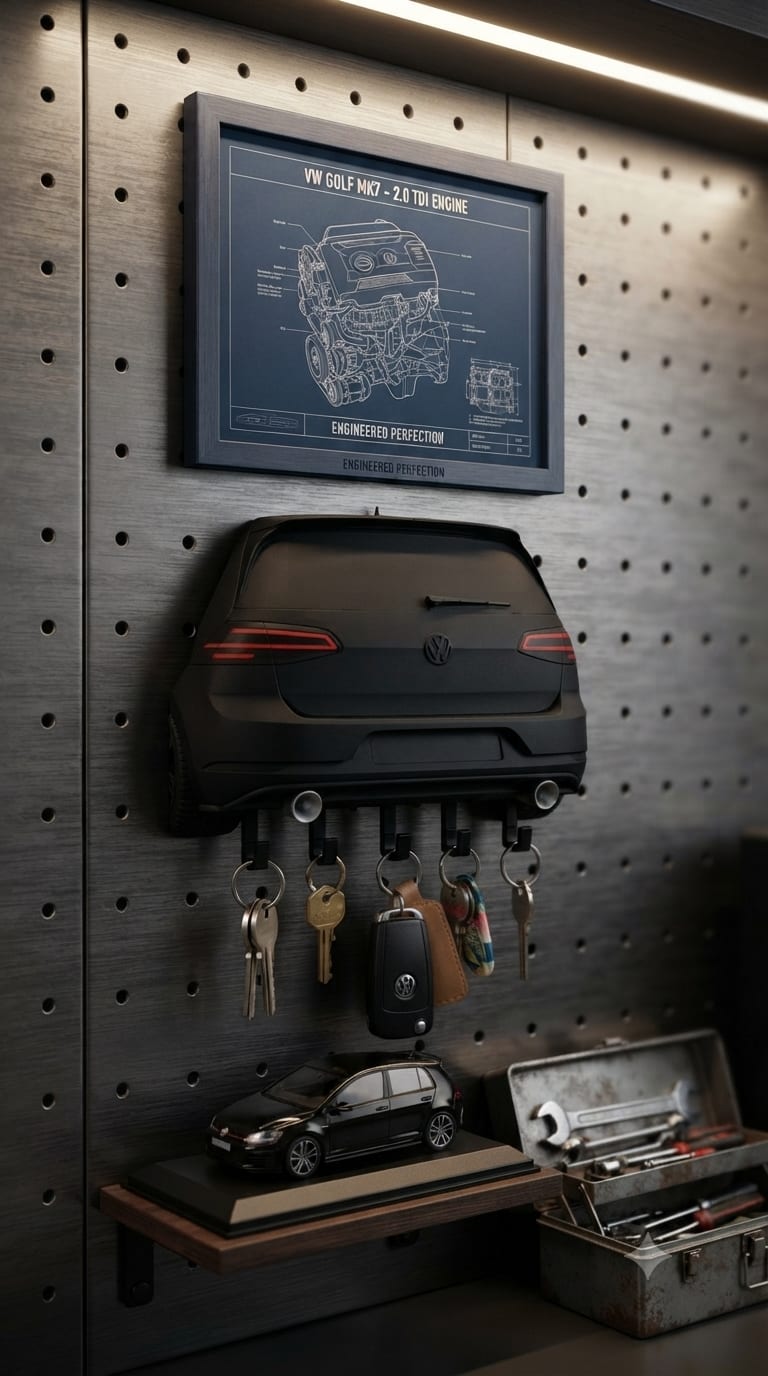 Soporte para llaves de Auto - producto personalizado 3D Kreandoen3d México (3)
