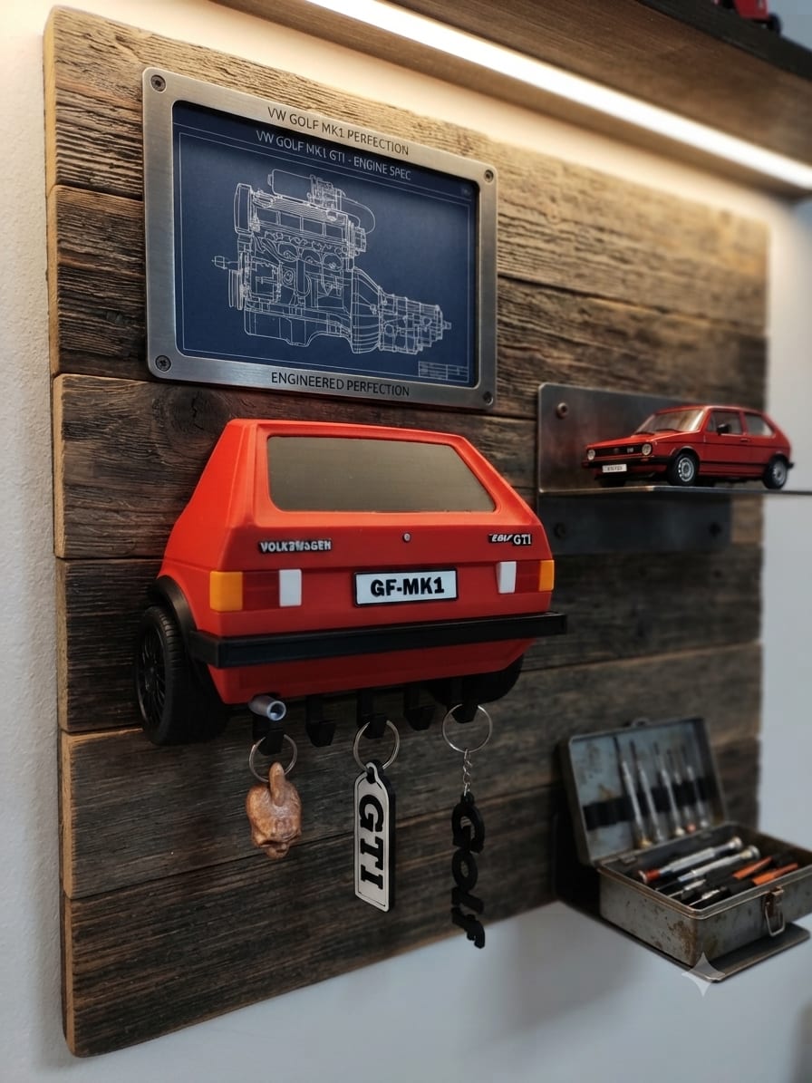 Soporte para llaves de Auto - producto personalizado 3D Kreandoen3d México (2)