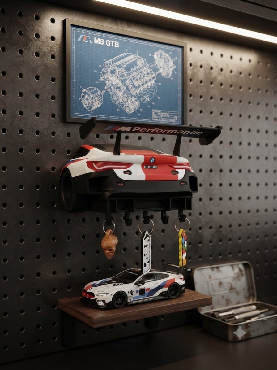 Soporte para llaves de Auto - producto personalizado 3D Kreandoen3d México (9)
