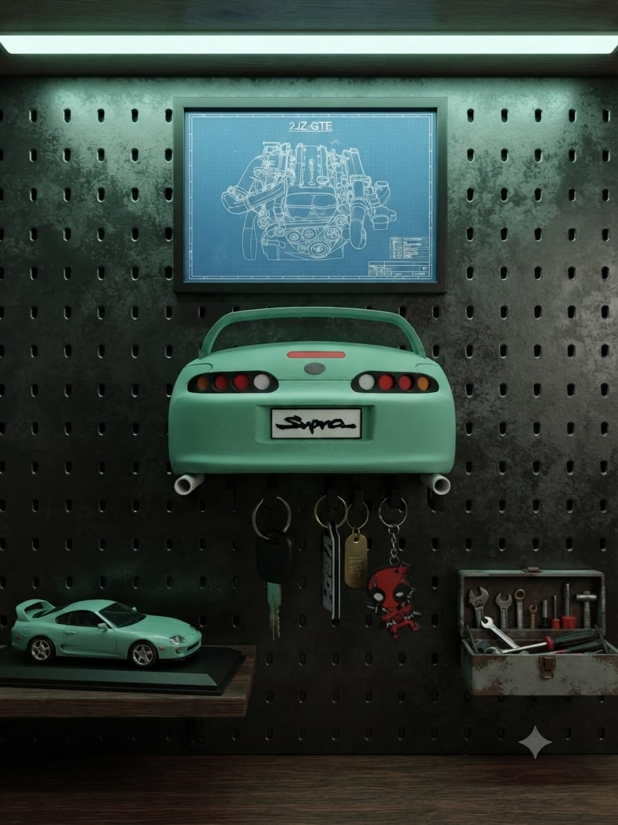 Soporte para llaves de Auto - producto personalizado 3D Kreandoen3d México (15)