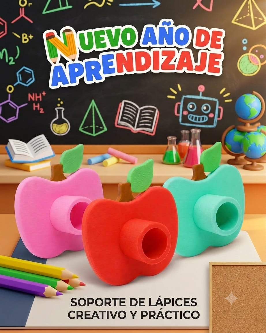 Porta Lápiz - producto personalizado 3D Kreandoen3d México (11)