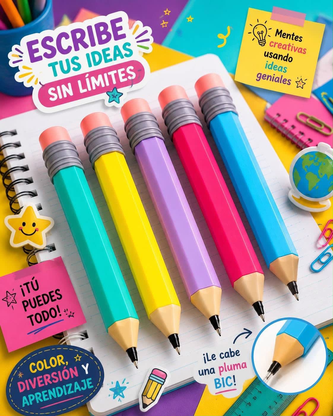 Porta Lápiz - producto personalizado 3D Kreandoen3d México (32)