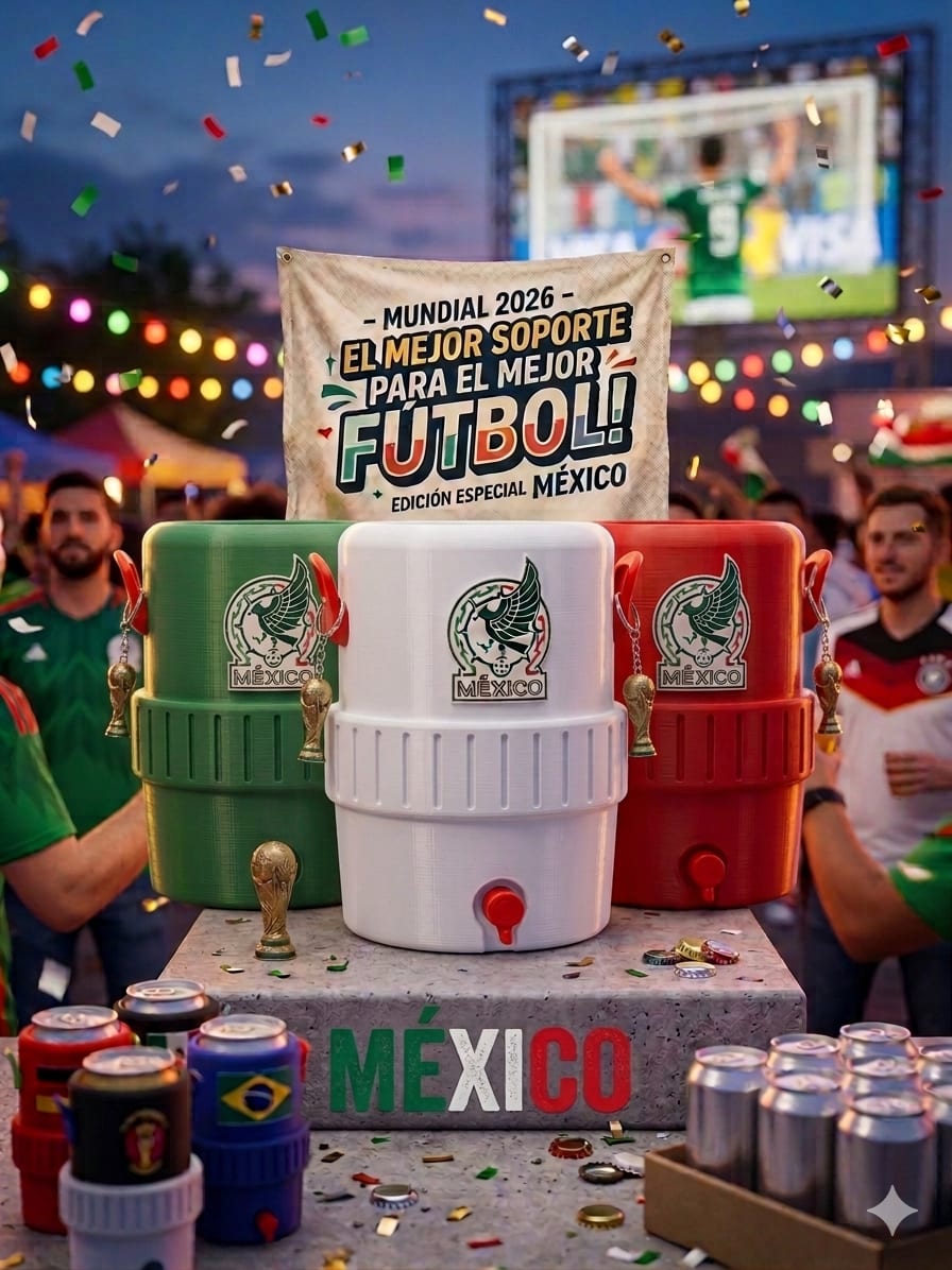 Portalatas Koozie - producto personalizado 3D Kreandoen3d México (9)