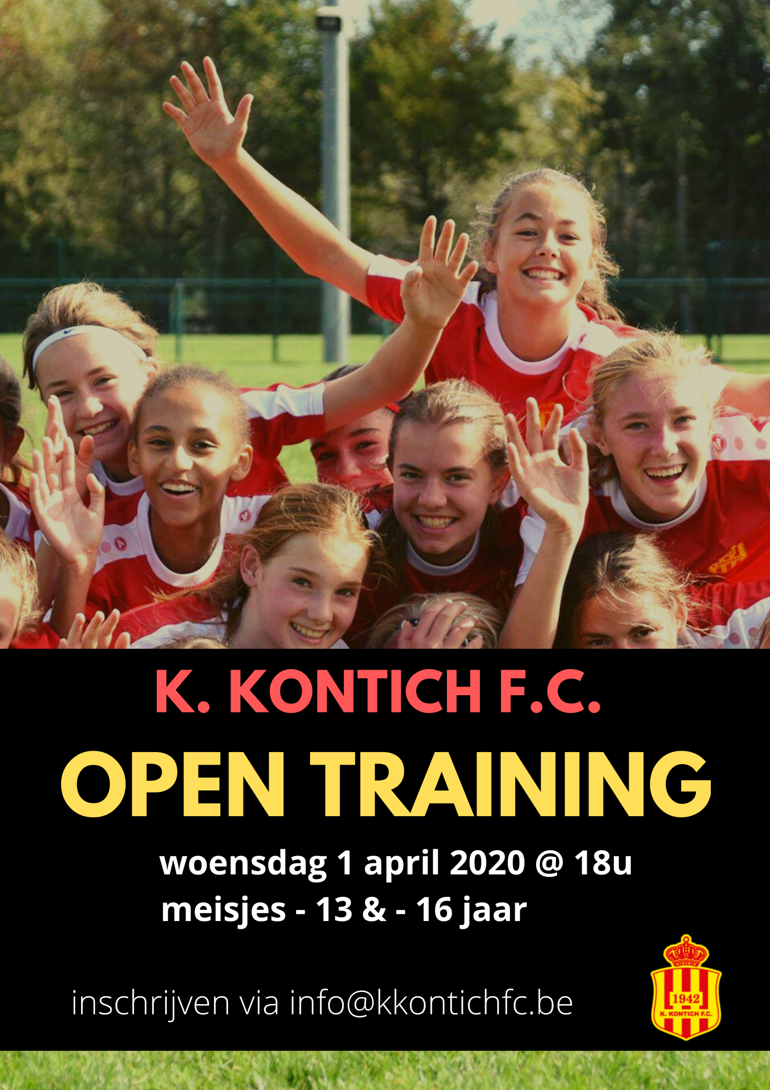 Open training meisjes