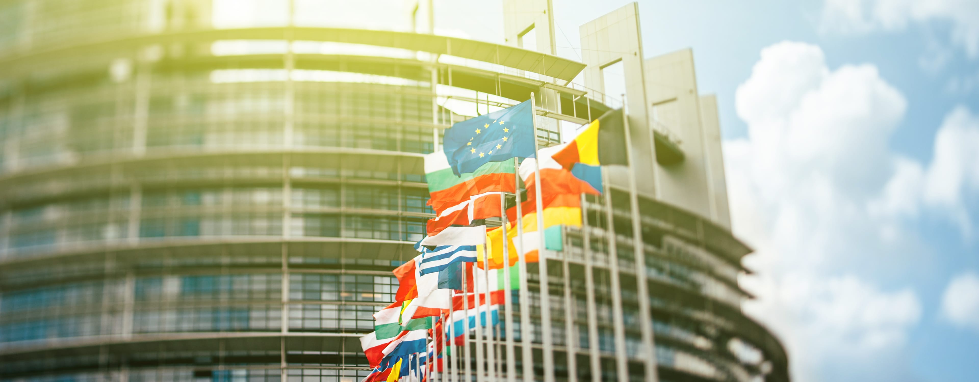 Bild på Europaparlamentet i Strasbourg