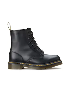 Dr Martens 1460 Classic Boot - Black Smooth logo