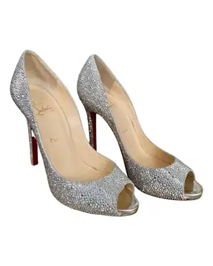 vestiairecollective.com | Glitter heels Christian Louboutin