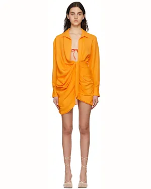 undefined | Orange 'La Robe Bahia' Dress