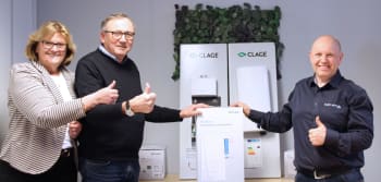 Klart Vann AS blir eneleverandør av Clage gjennomstrømsvarmere i Norge!