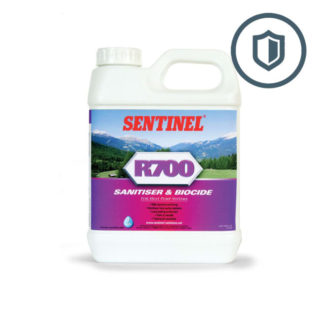 R700 Saniticer & Biocide for jordvarmesystem 1 liter