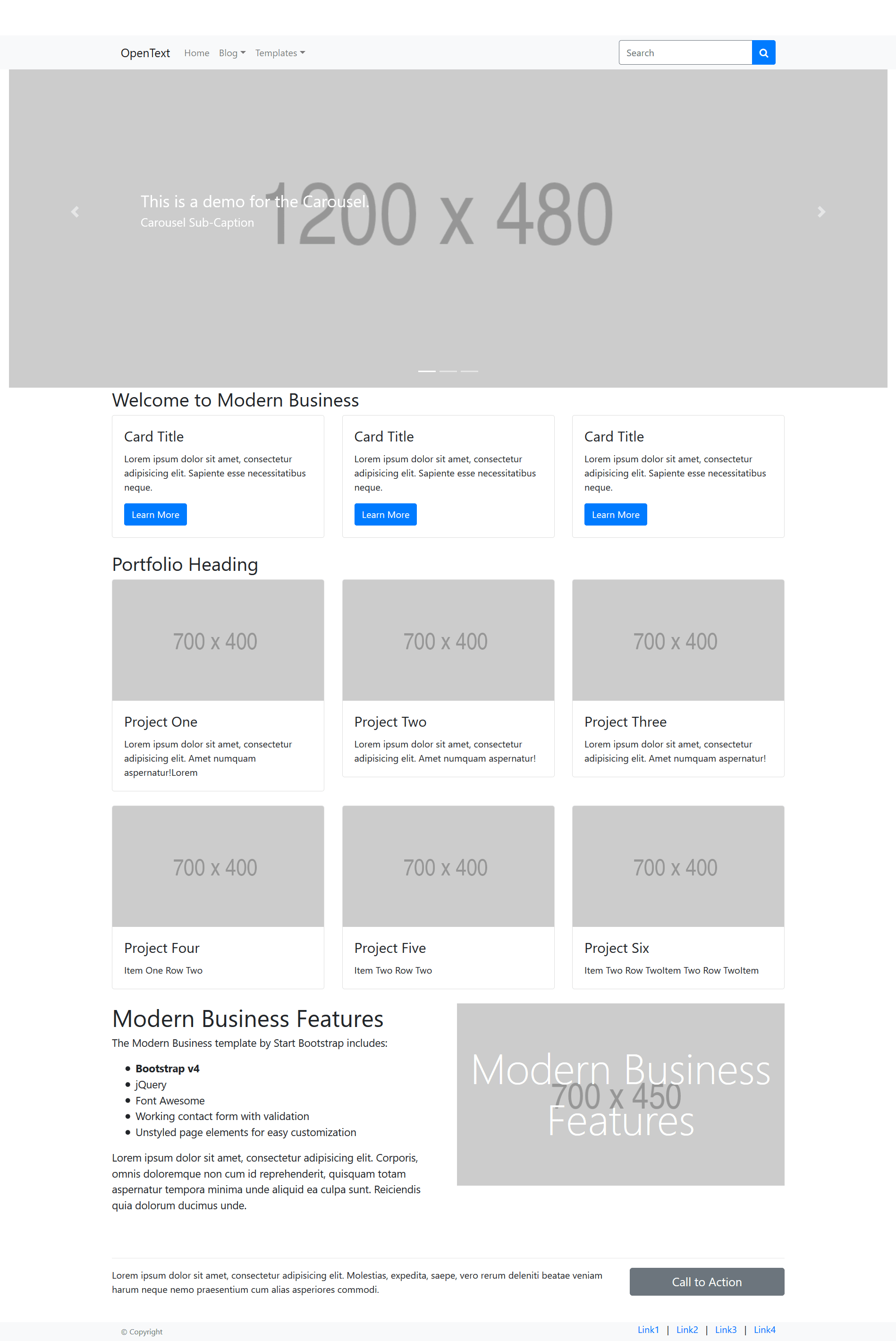 Modern Business Template