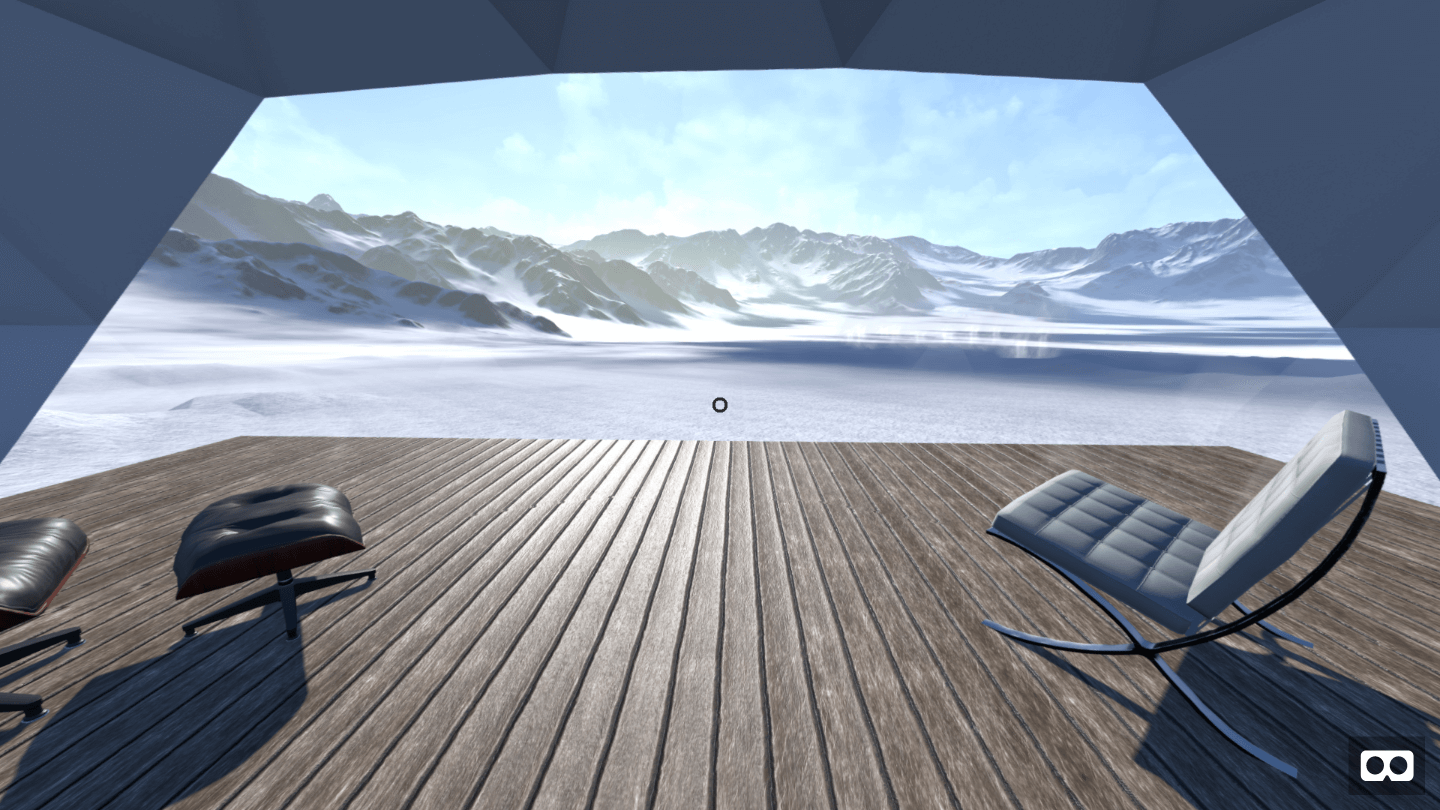 360 WebVR Gallery of No Place Like Dome hero
