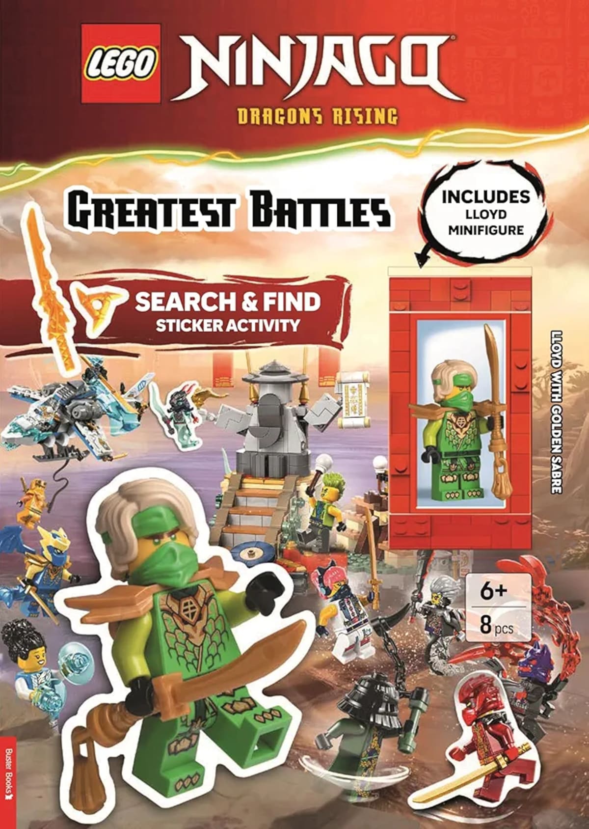 Ninjago: Dragons Rising: Greatest Battles: Search and Find Sticker Activity – widok główny