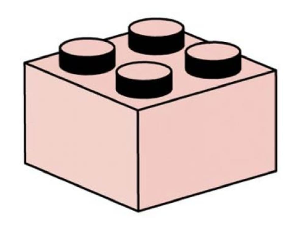 2 x 2 Sand Red Bricks – widok główny