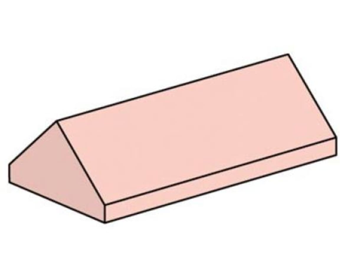 2 x 4 Sand Red Ridge Roof Tiles Steep Slope – widok główny